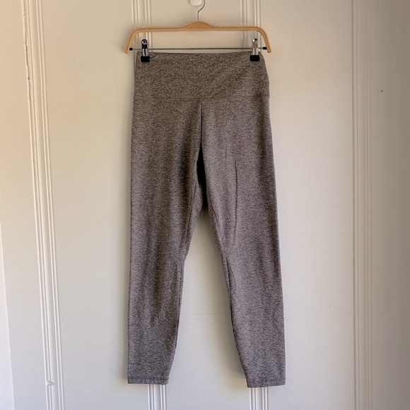 Zobha Heather Gray High Waisted Leggings - Picture 1 of 4